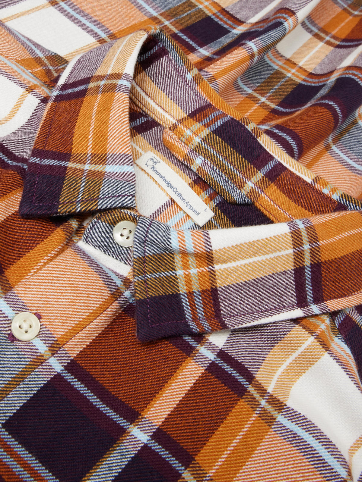 Kariertes Hemd CHECKERED SHIRT Flanell aus Bio-Baumwolle