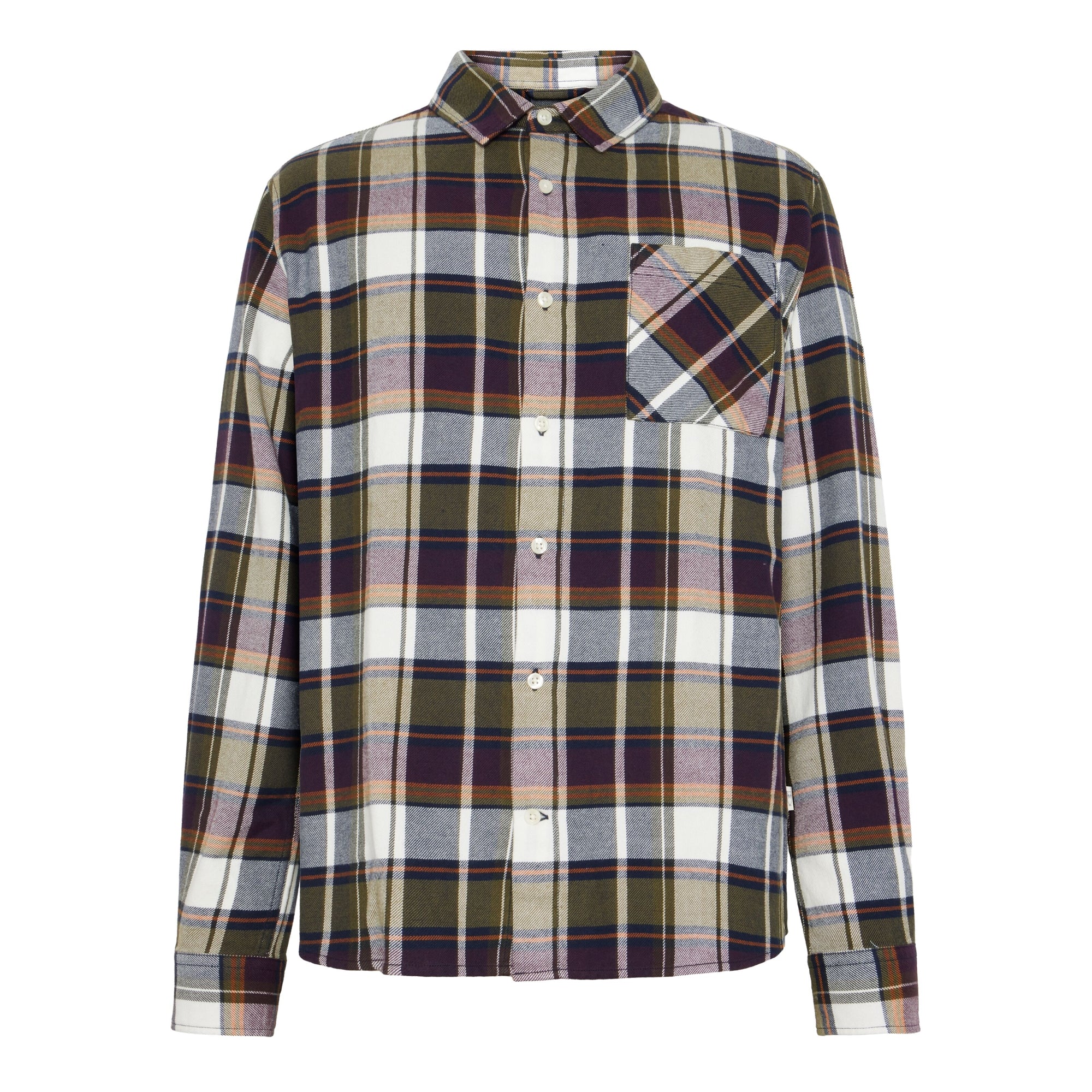 Kariertes Hemd CHECKERED SHIRT Flanell aus Bio-Baumwolle