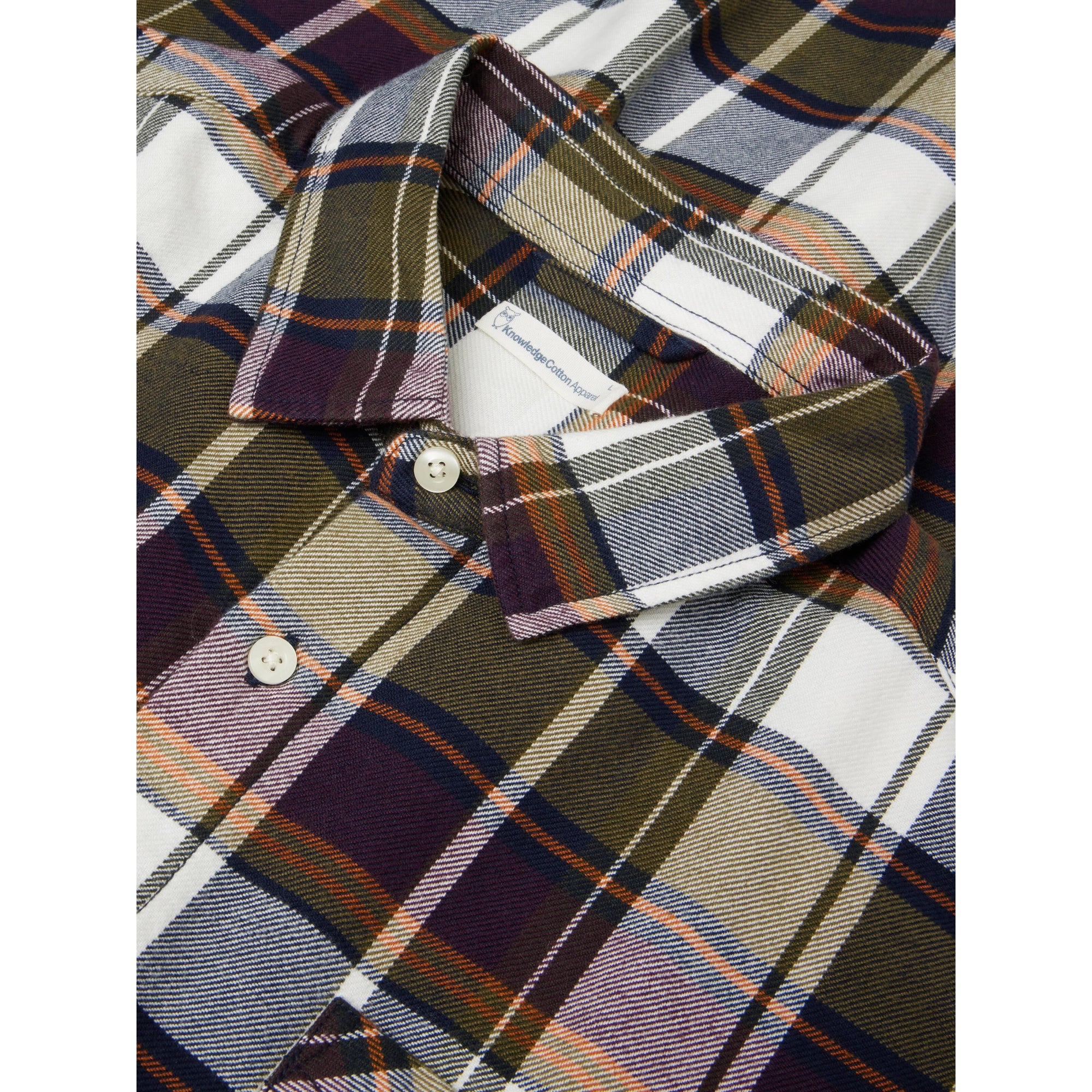 Kariertes Hemd CHECKERED SHIRT Flanell aus Bio-Baumwolle