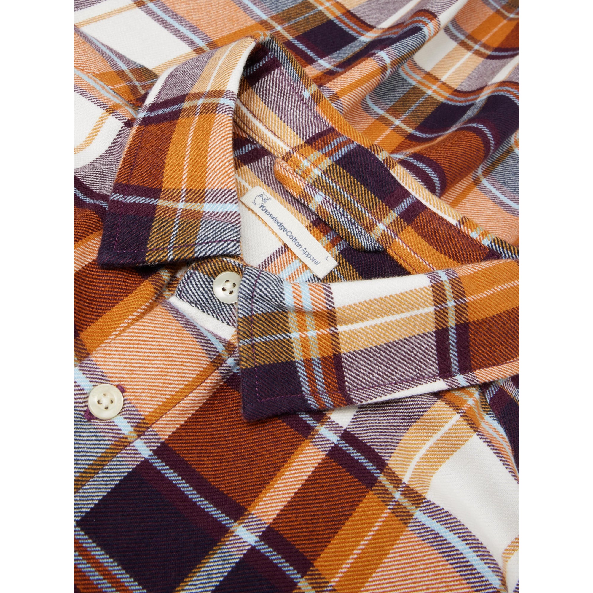 Kariertes Hemd CHECKERED SHIRT Flanell aus Bio-Baumwolle