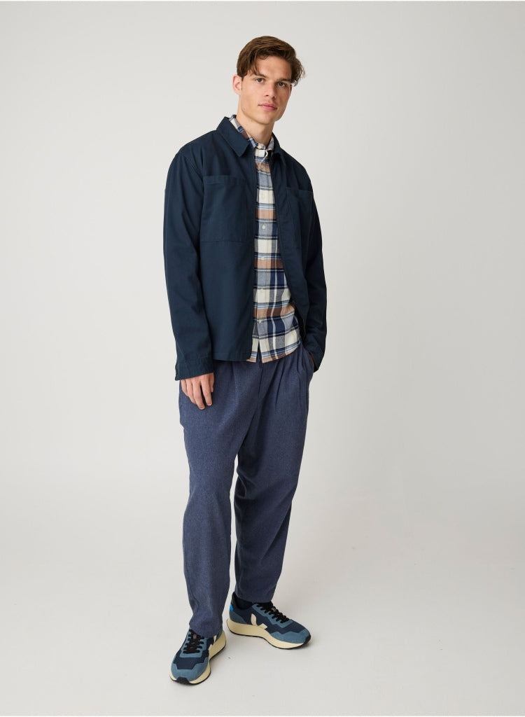 Kariertes Hemd CHECKERED SHIRT Flanell aus Bio-Baumwolle