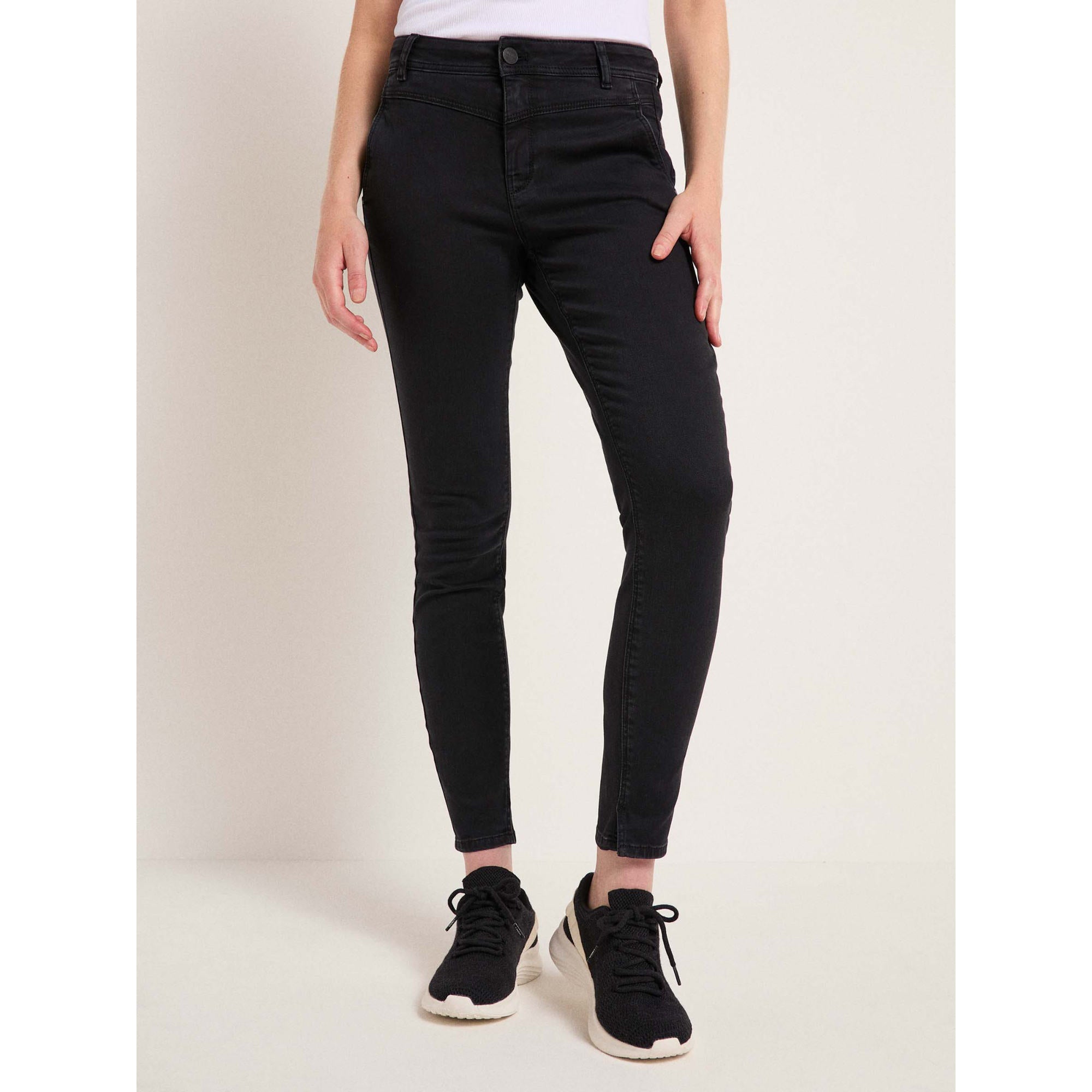 High-Waist Jeans aus Bio-Baumwolle