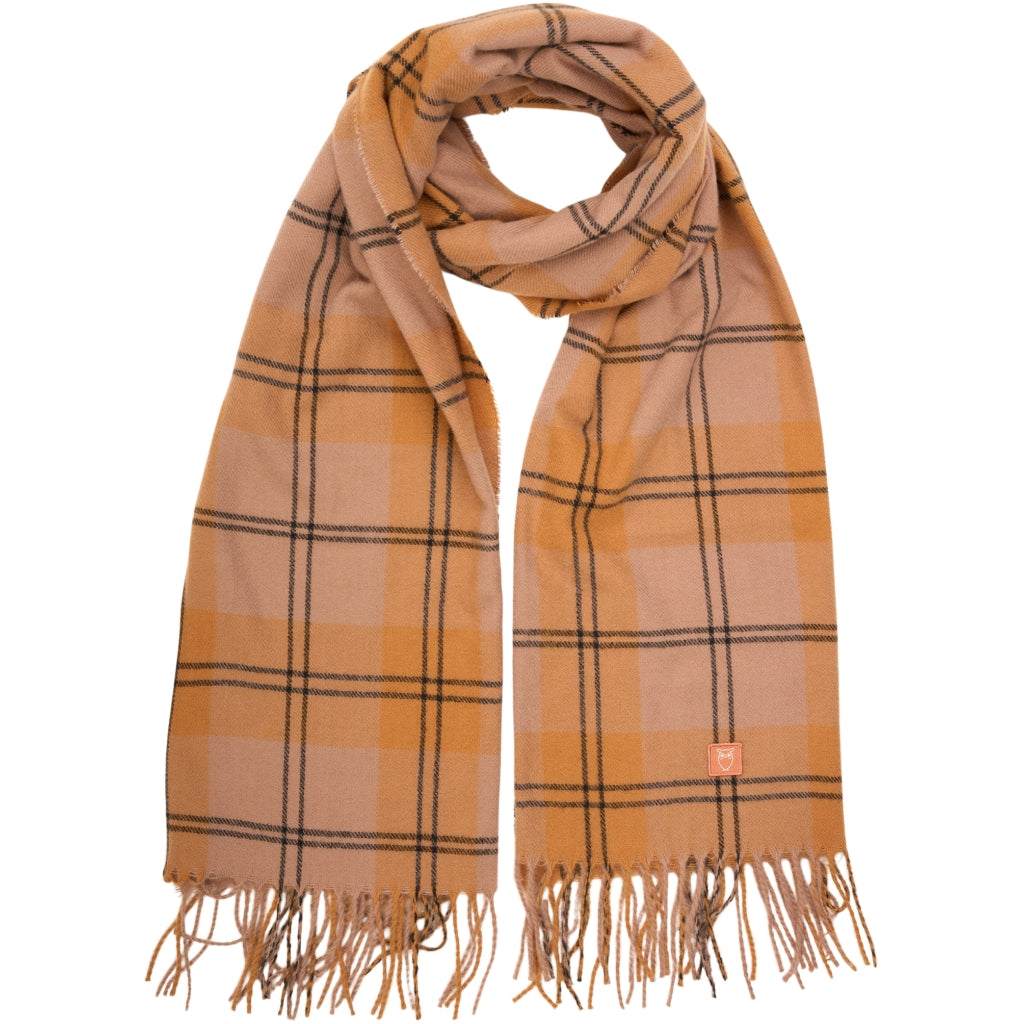 Karomuster-Schal MADELINE aus recyceltem Post-Consumer-Polyester