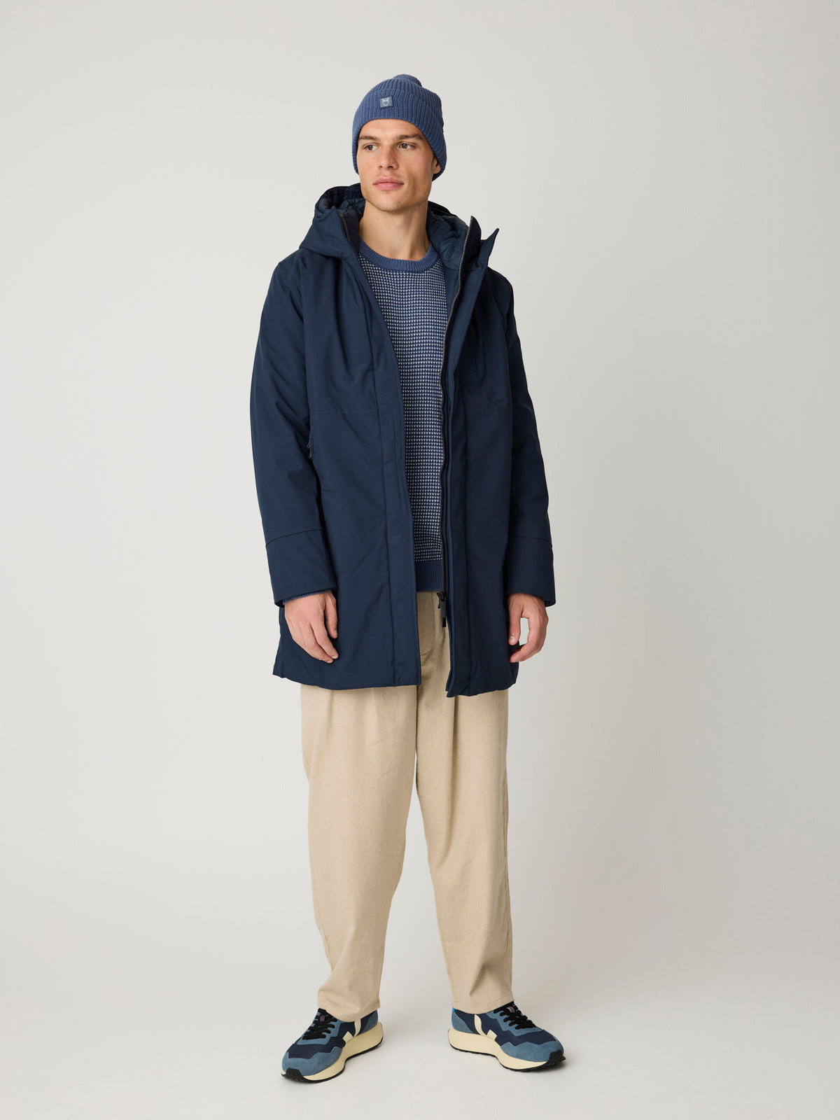 Langer Parka CLIMATE SHELL aus recyceltem Polyester - wasserdicht und atmungsaktiv