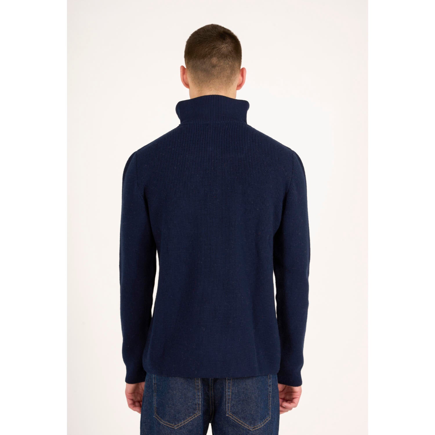Stricktroyer HALF ZIP aus Merinowolle