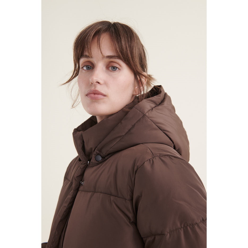 Kurze Pufferjacke DAGMAR aus recyceltem Polyester