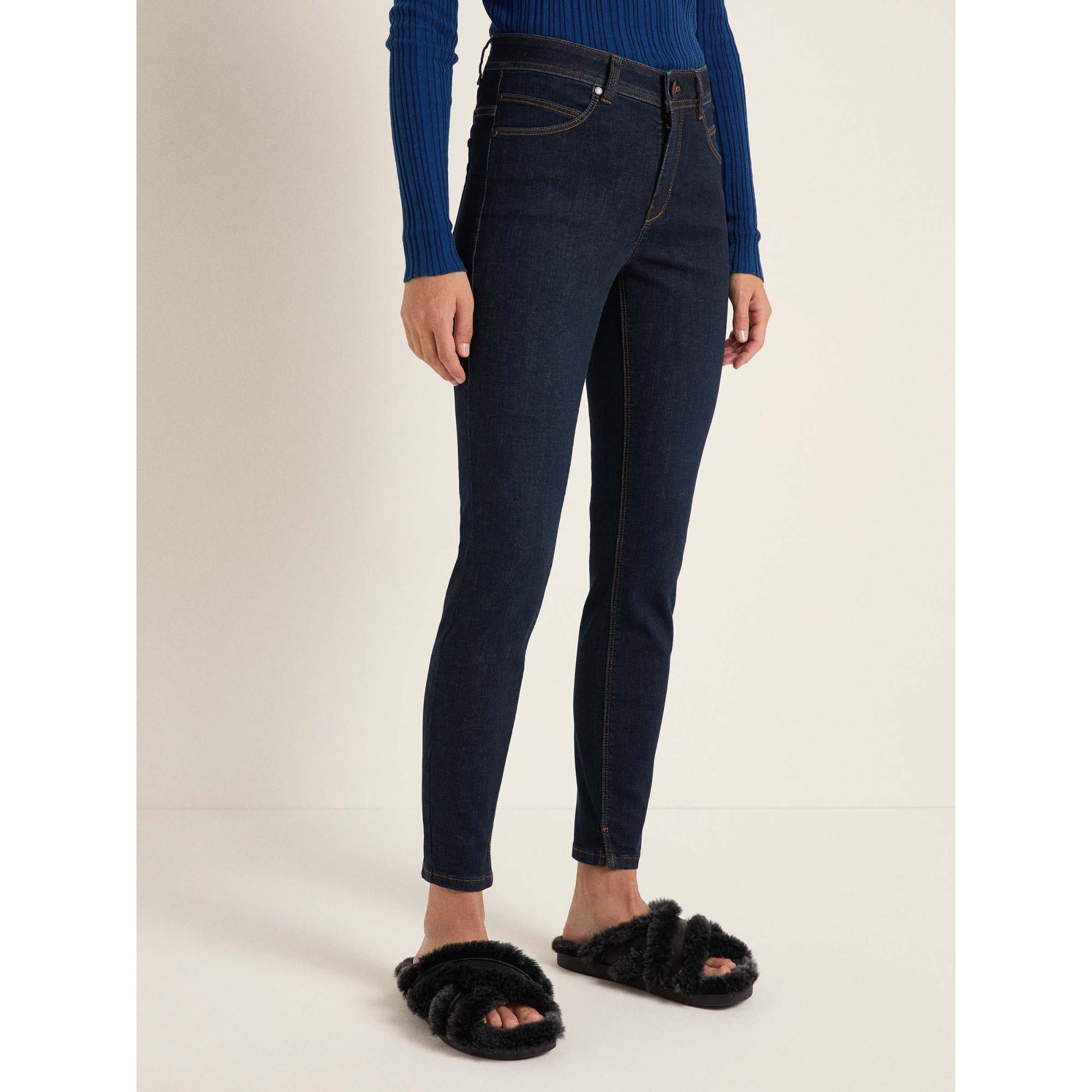 High-Waist Jeans aus Bio-Baumwolle