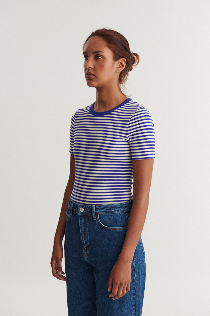 Ludmilla T-Shirt mit Rundhalsausschnitt aus Bio-Baumwolle