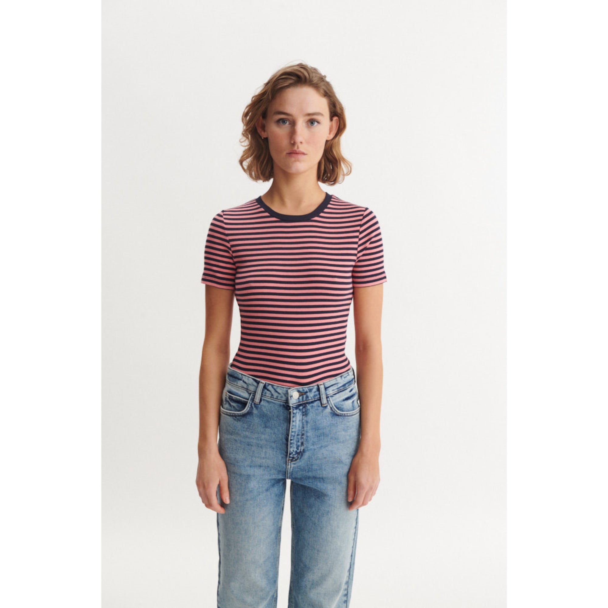 Ludmilla T-Shirt mit Rundhalsausschnitt aus Bio-Baumwolle