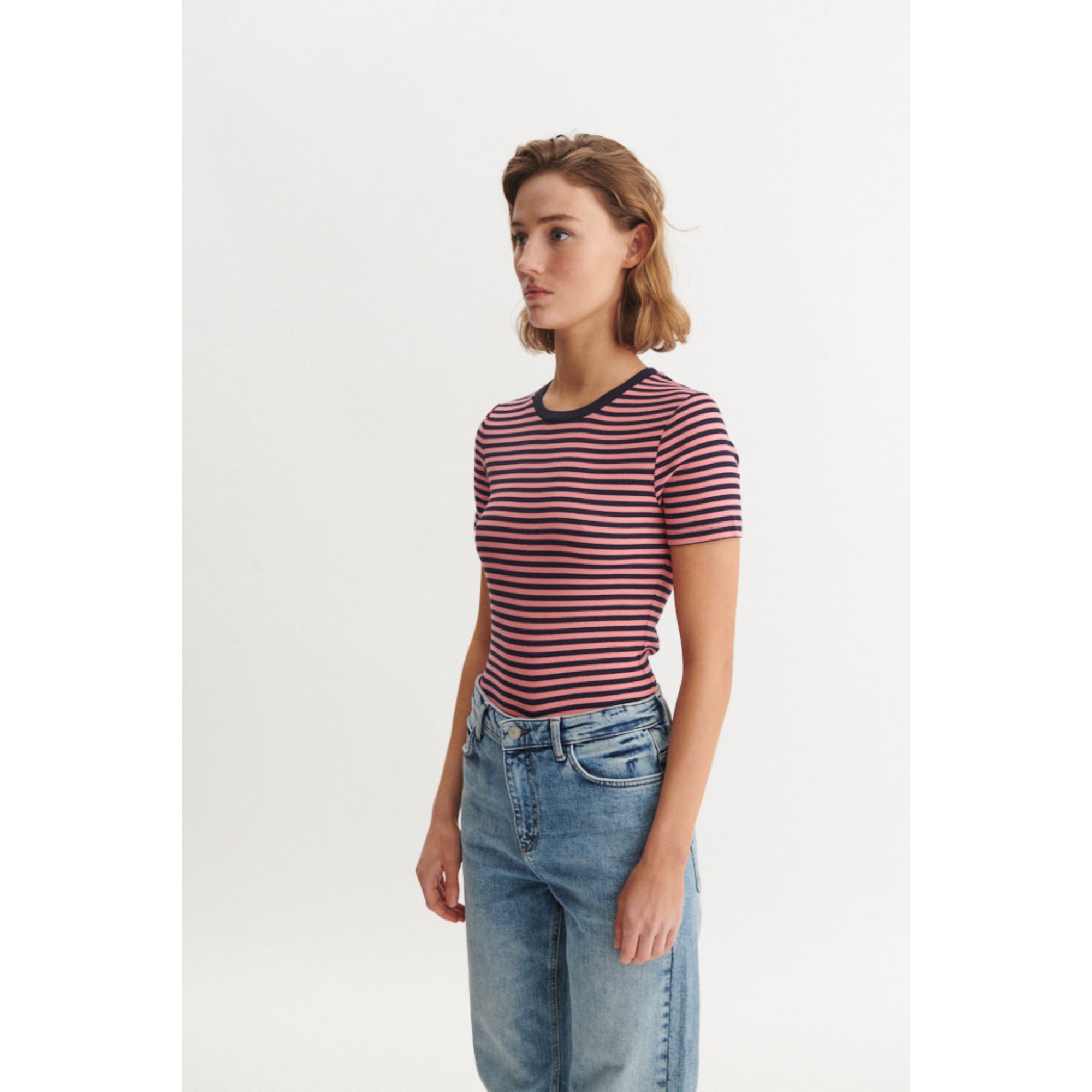 Ludmilla T-Shirt mit Rundhalsausschnitt aus Bio-Baumwolle