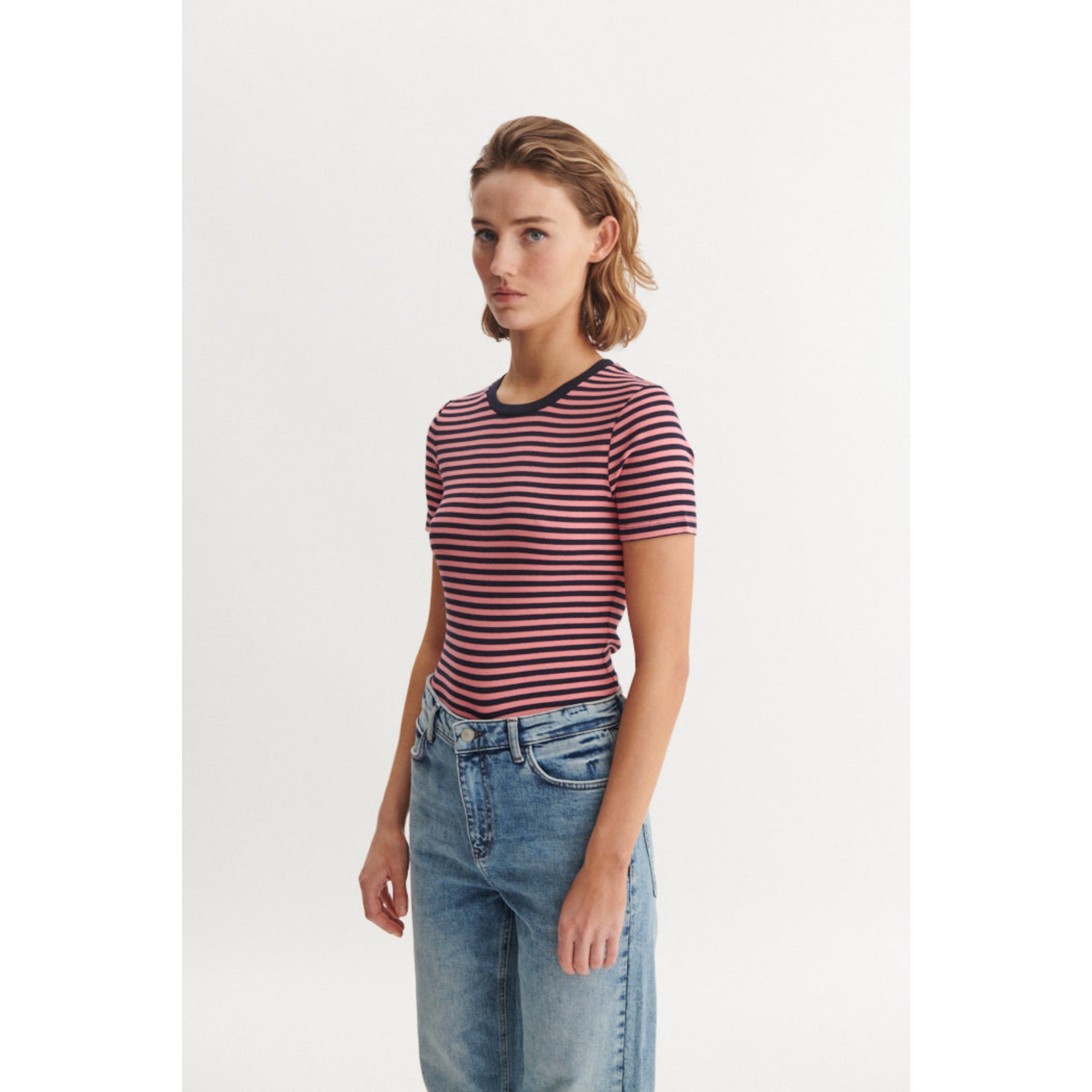 Ludmilla T-Shirt mit Rundhalsausschnitt aus Bio-Baumwolle