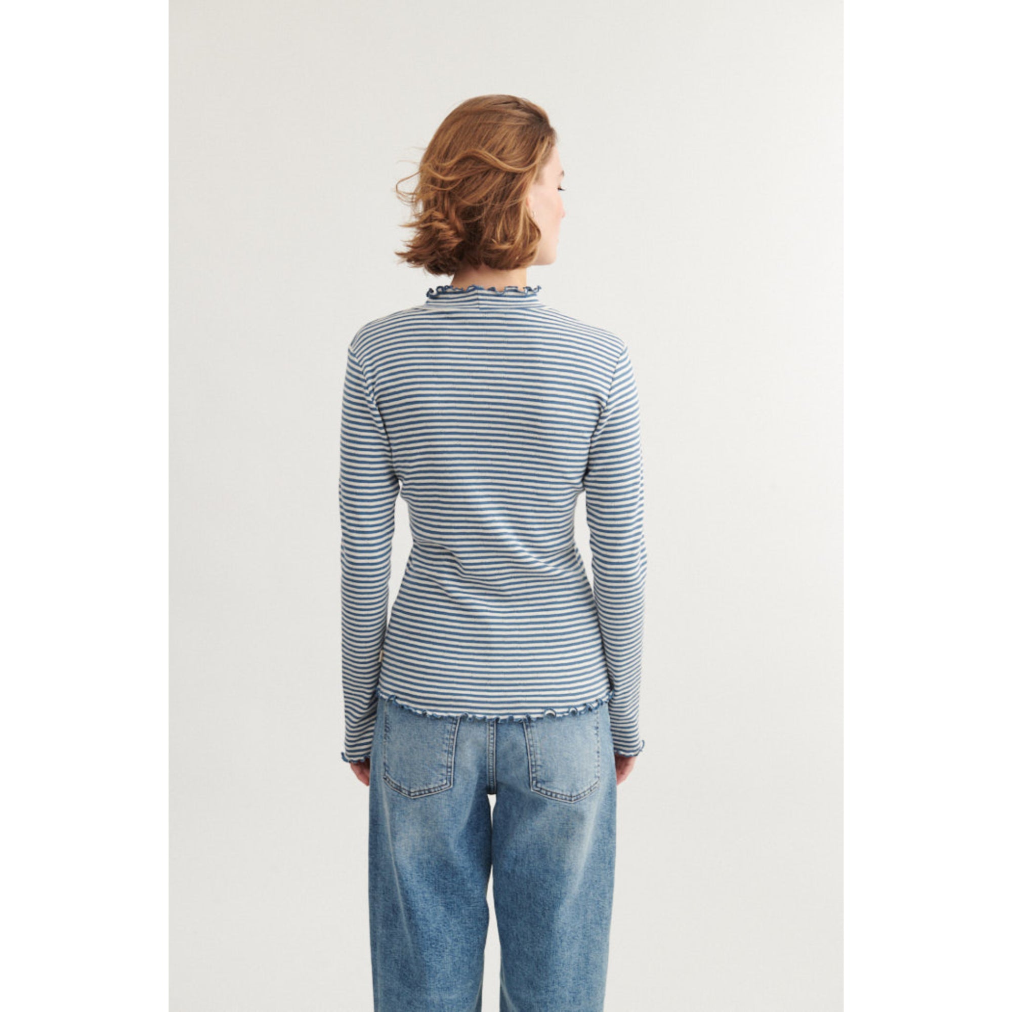 Rollkragenshirt SILMA aus Bio-Baumwolle GOTS