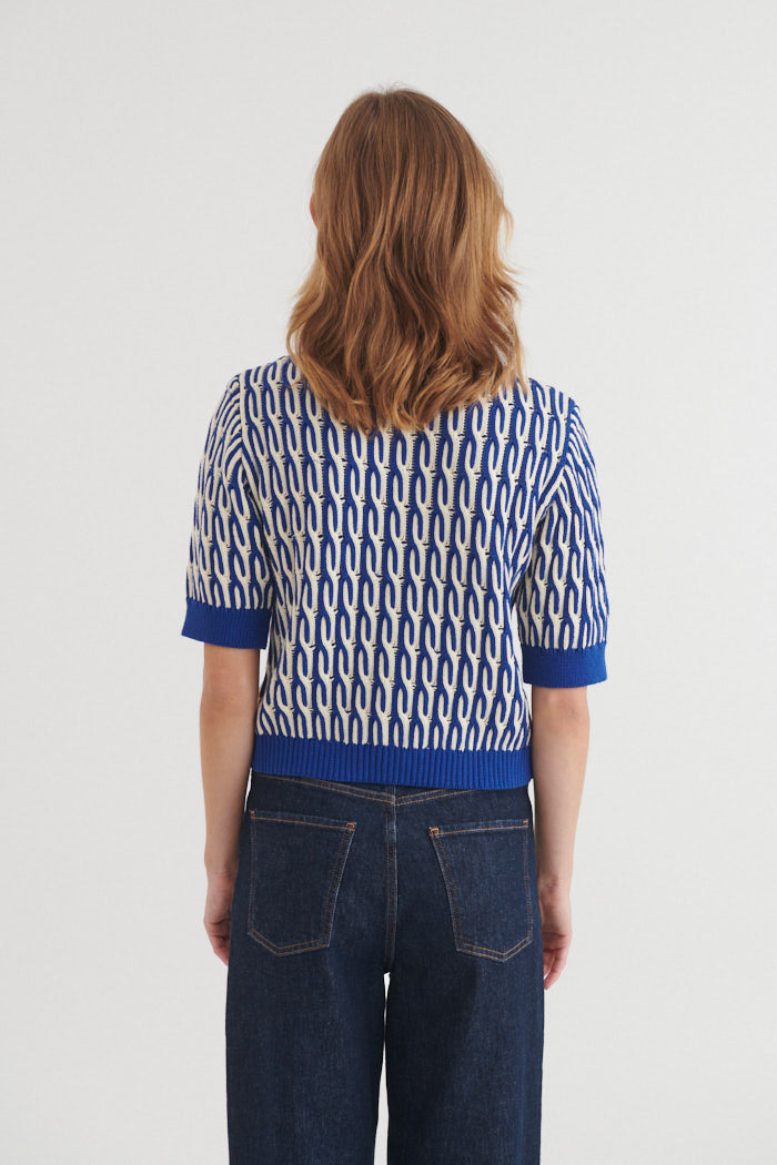 Kurzarm Cardigan MINIE aus Bio-Baumwolle