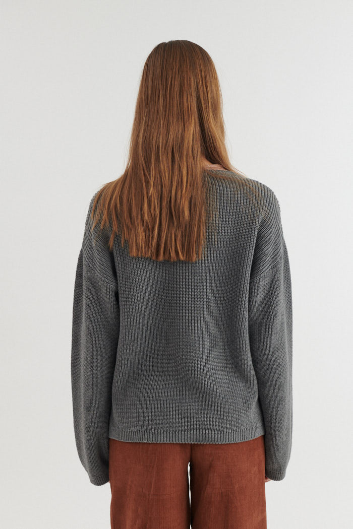Oversized Strickpullover SUNA aus Bio-Baumwolle