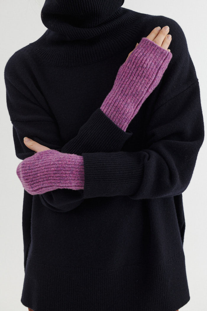Strick-Armstulpen SALLY mit Bio-Wolle