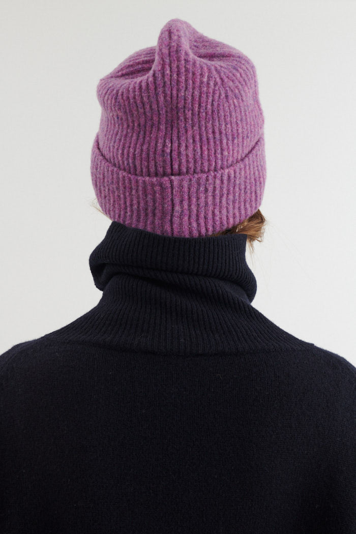 Strick-Beanie Mütze SALLY mit Bio-Wolle