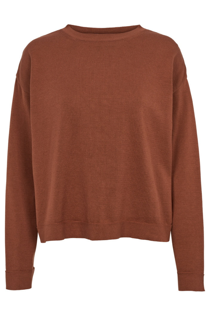 Rundhals-Pullover KARI aus Bio-Baumwolle