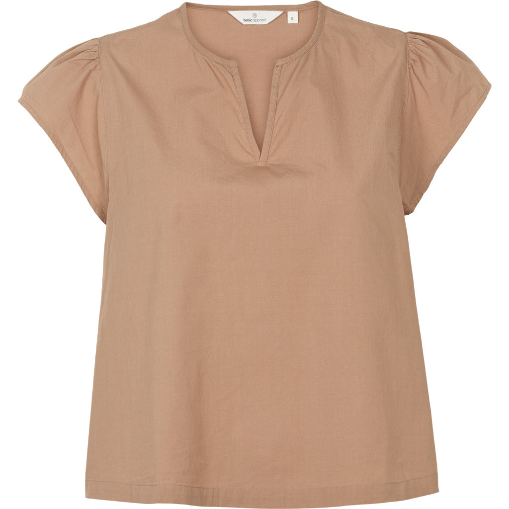 Kurzarm Shirt SILJE Bluse aus Bio-Baumwolle