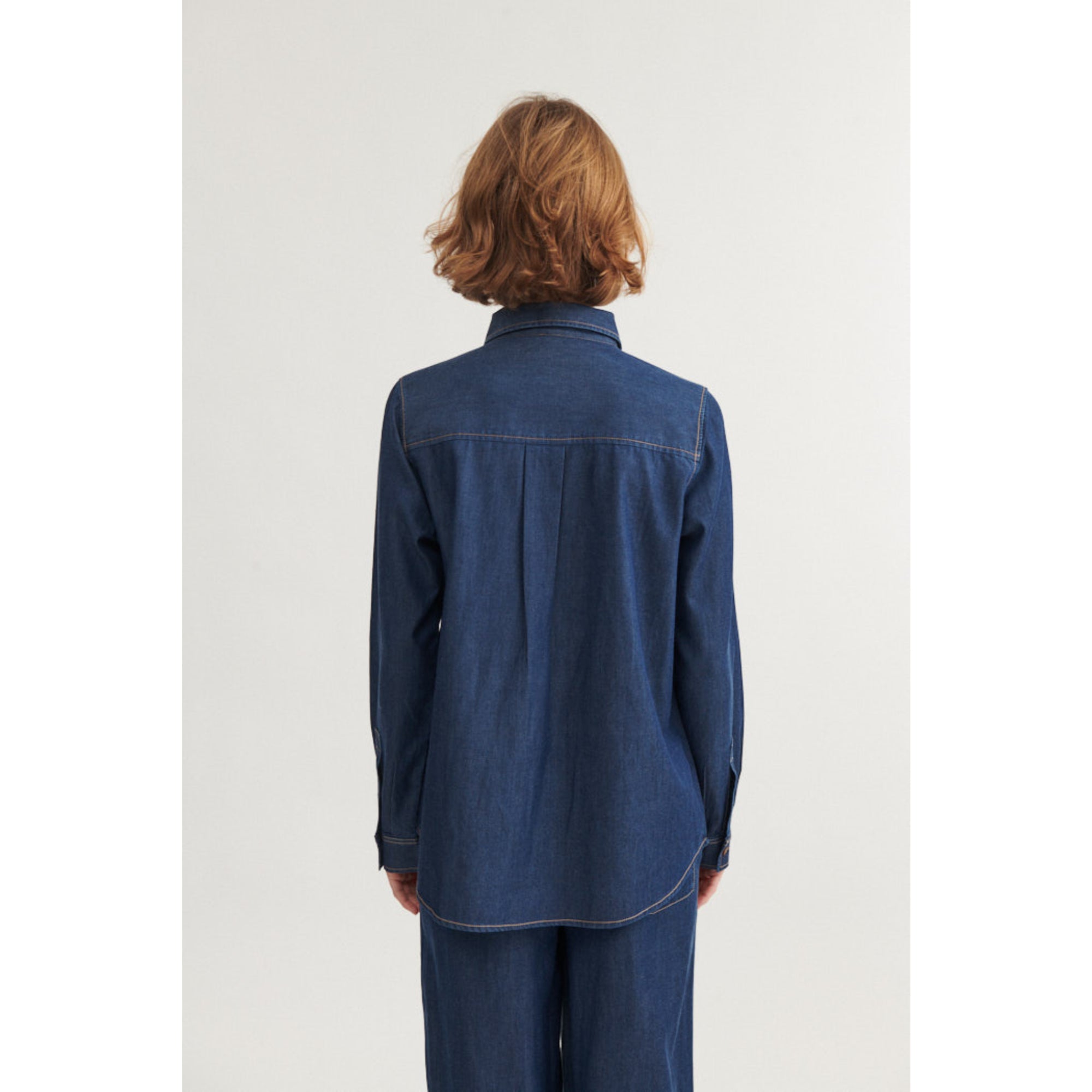 Denim Blusenshirt BINE aus Tencel