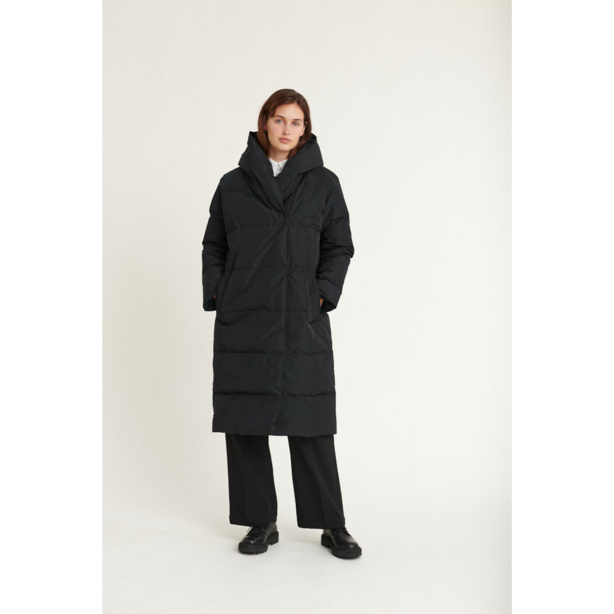Wintermantel Tenna Shawl Collar Parka aus recyceltem Polyester