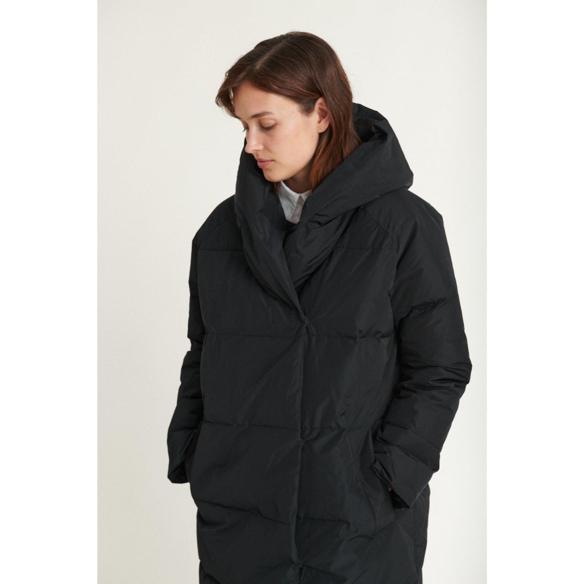 Wintermantel Tenna Shawl Collar Parka aus recyceltem Polyester