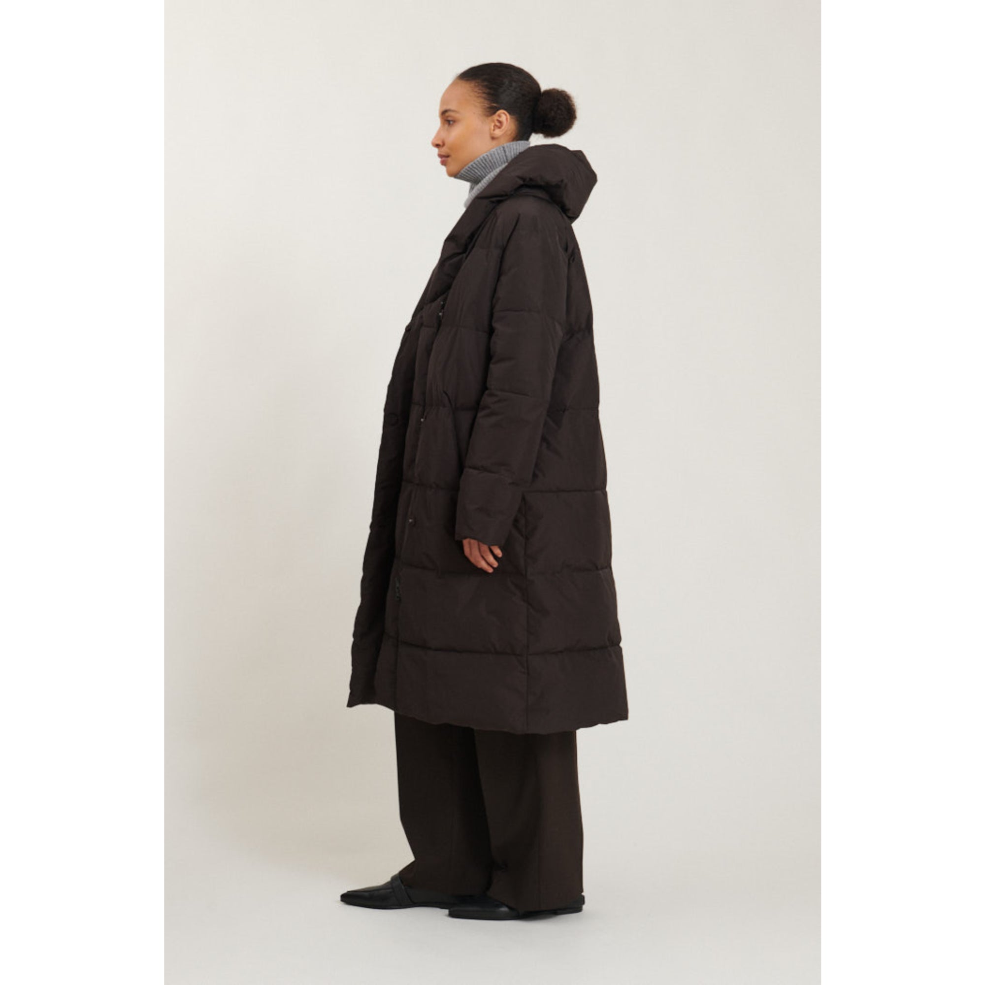 Wintermantel Tenna Shawl Collar Parka aus recyceltem Polyester
