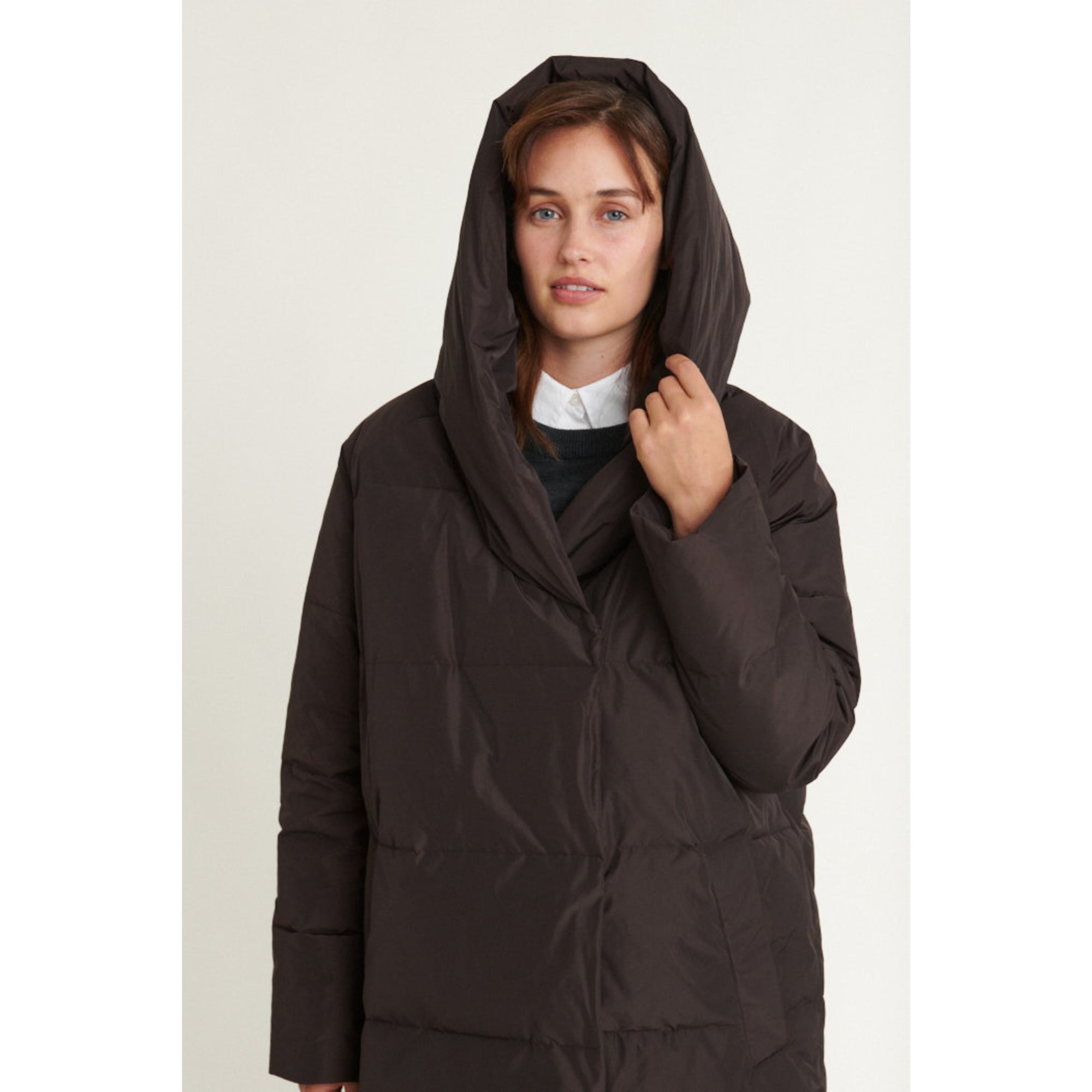 Wintermantel Tenna Shawl Collar Parka aus recyceltem Polyester