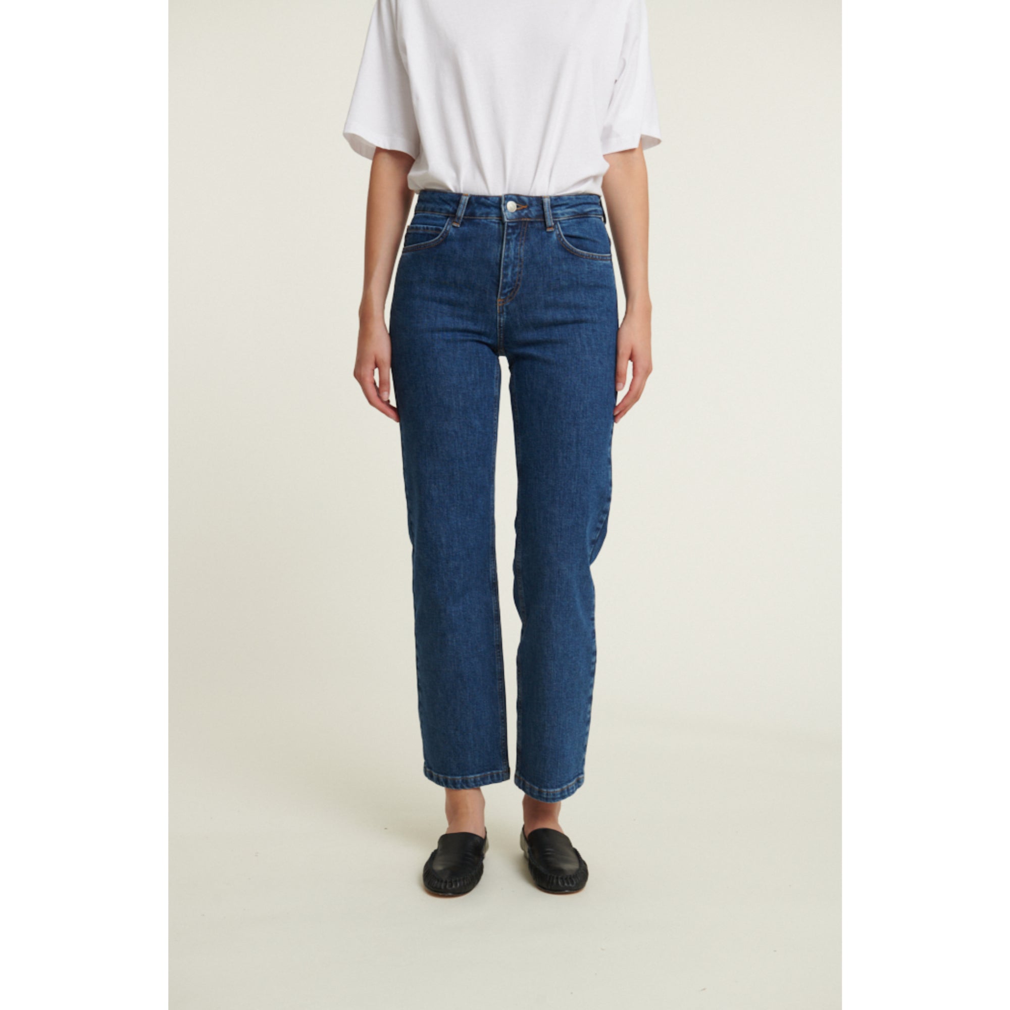 Mom-Fit Jeans ELISA aus Bio-Baumwolle V2