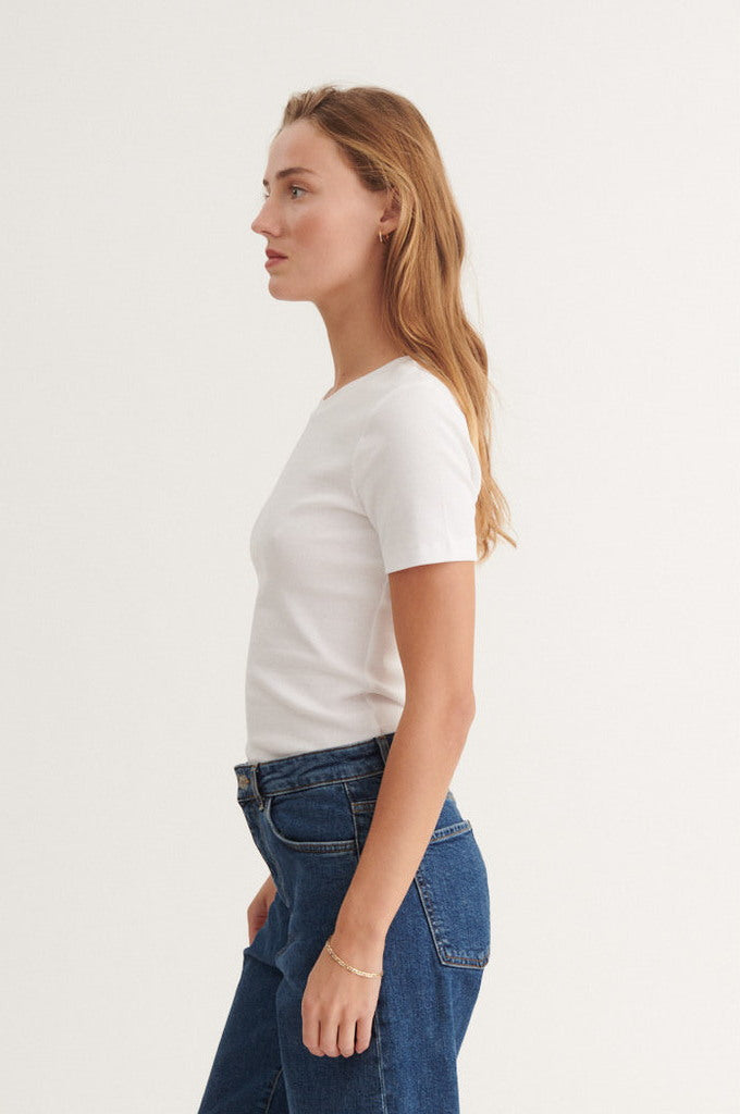 Ludmilla T-Shirt mit Rundhalsausschnitt aus Bio-Baumwolle