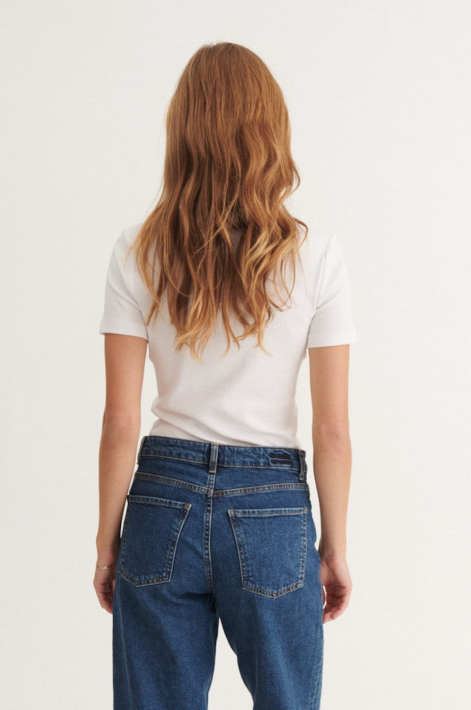 Ludmilla T-Shirt mit Rundhalsausschnitt aus Bio-Baumwolle