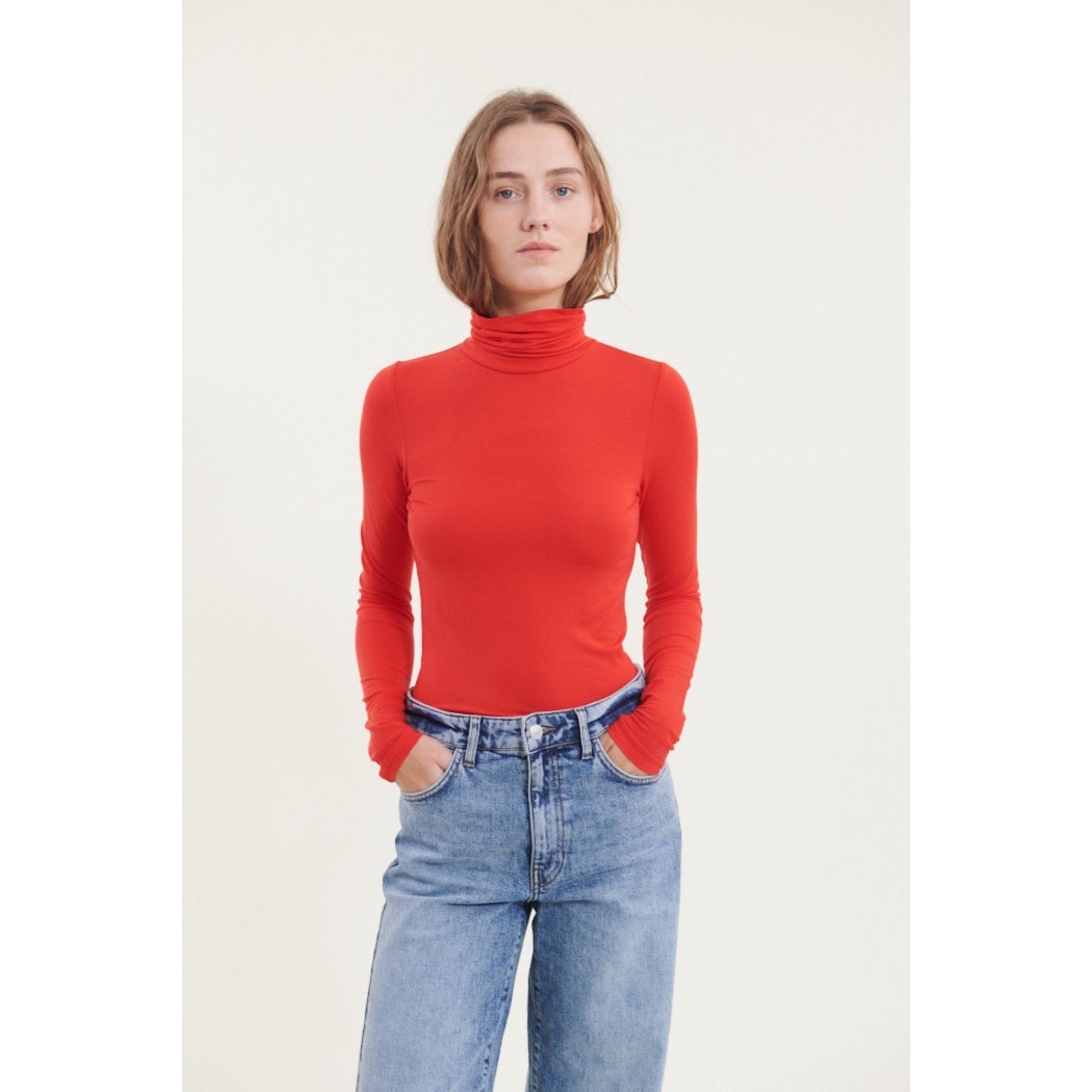 Rollkragenshirt JOLINE aus Tencel™