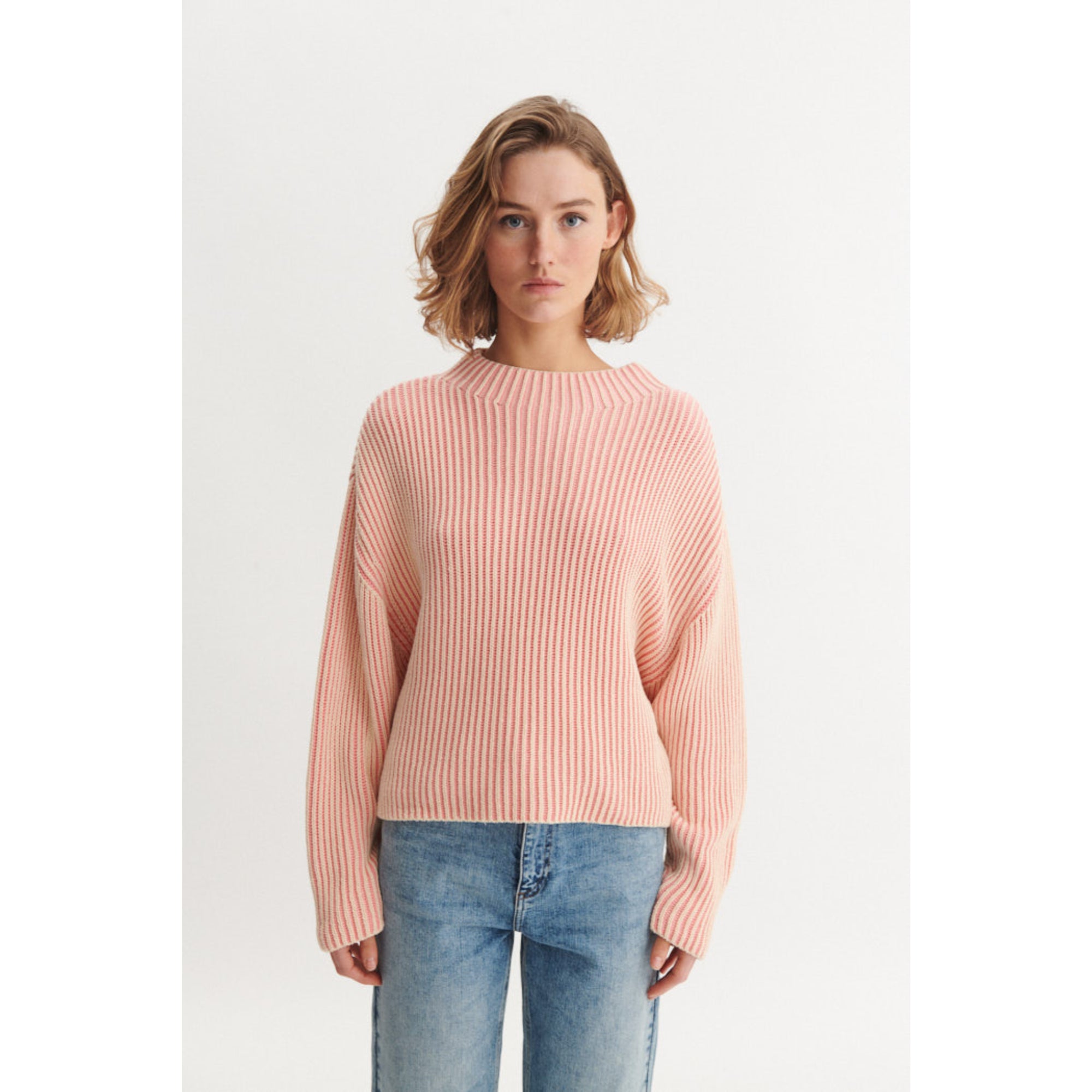 Pullover WINIE zweifarbig 2-Colored aus Bio-Baumwolle