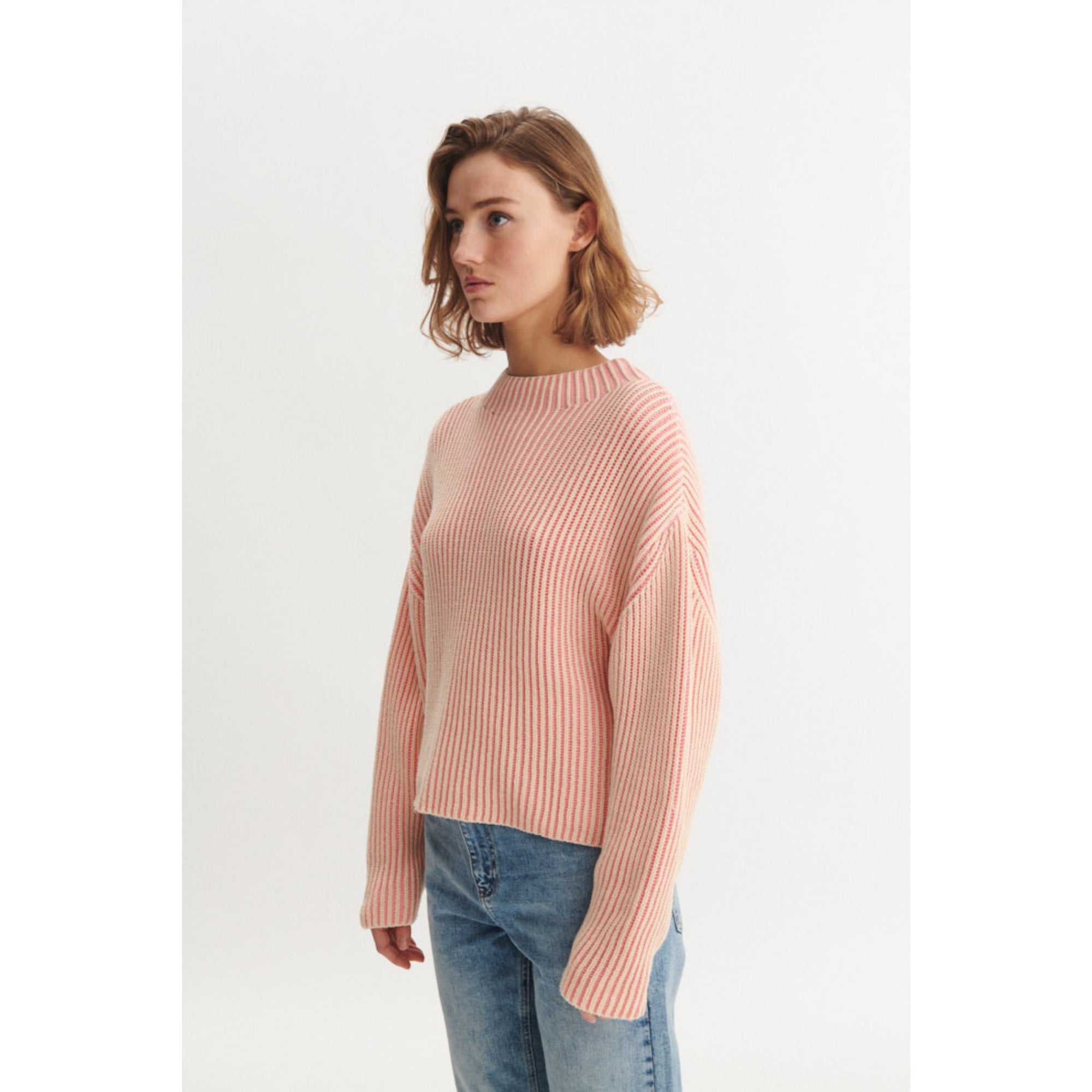 Pullover WINIE zweifarbig 2-Colored aus Bio-Baumwolle