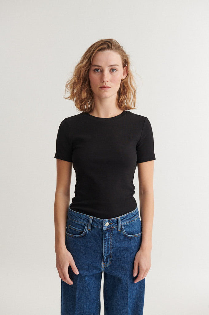 Ludmilla T-Shirt mit Rundhalsausschnitt aus Bio-Baumwolle