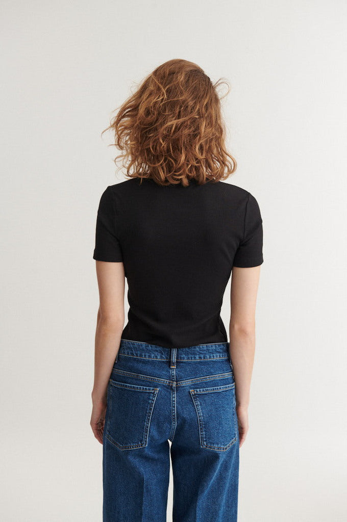 Ludmilla T-Shirt mit Rundhalsausschnitt aus Bio-Baumwolle