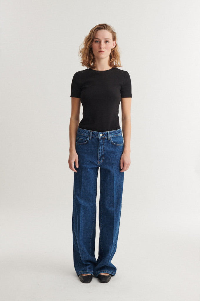 Ludmilla T-Shirt mit Rundhalsausschnitt aus Bio-Baumwolle