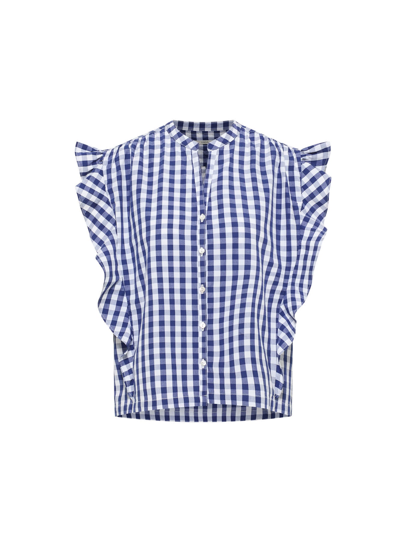 Bluse mit Karomuster VICHY aus Bio-Baumwolle