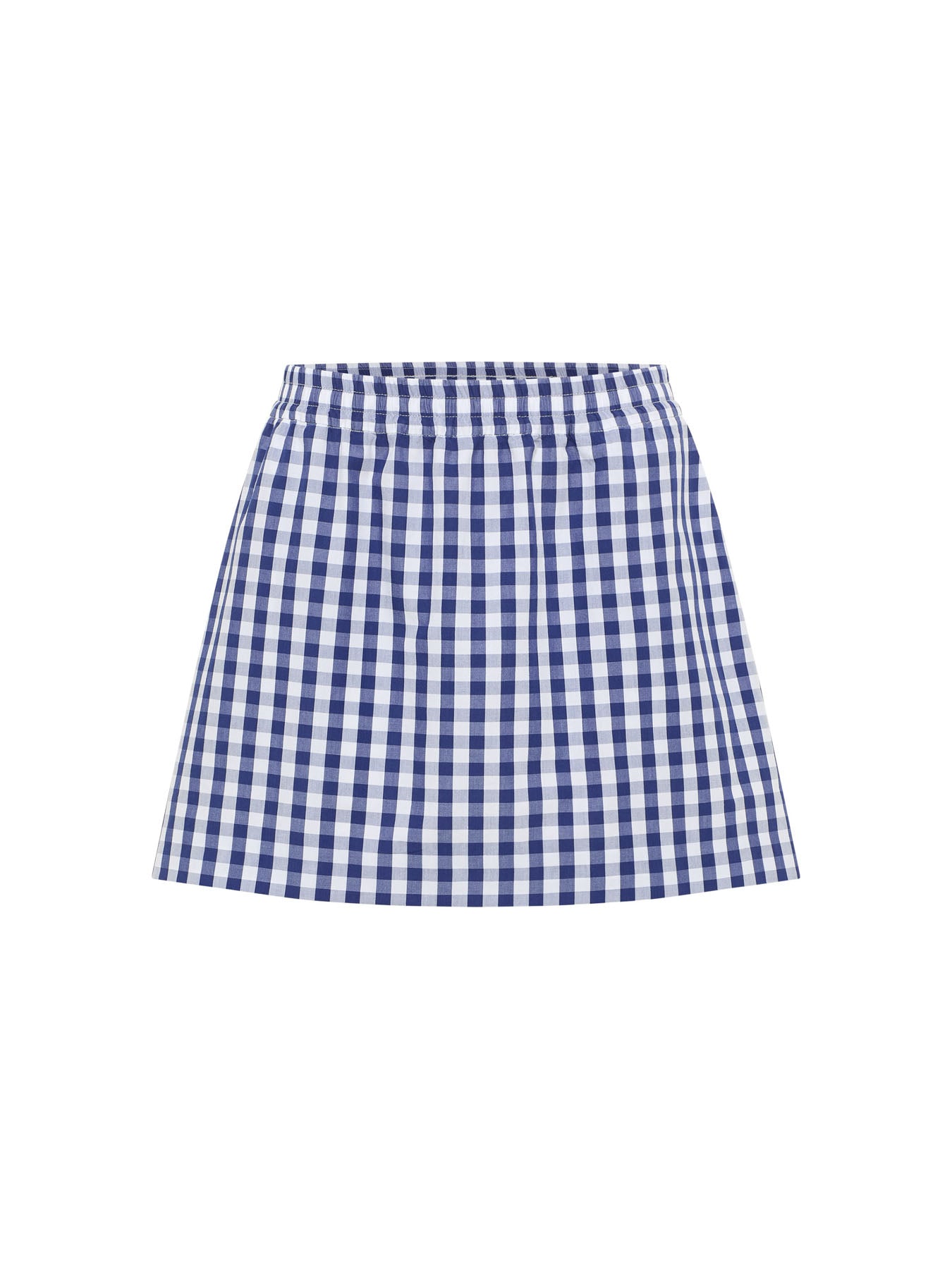 Rock mit Karomuster VICHY aus Bio-Baumwolle