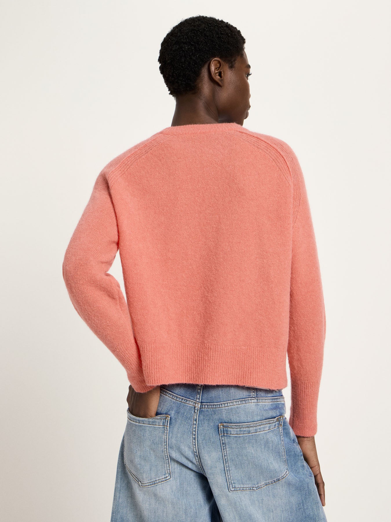 Raglanpullover aus Alpaka- und Schurwolle