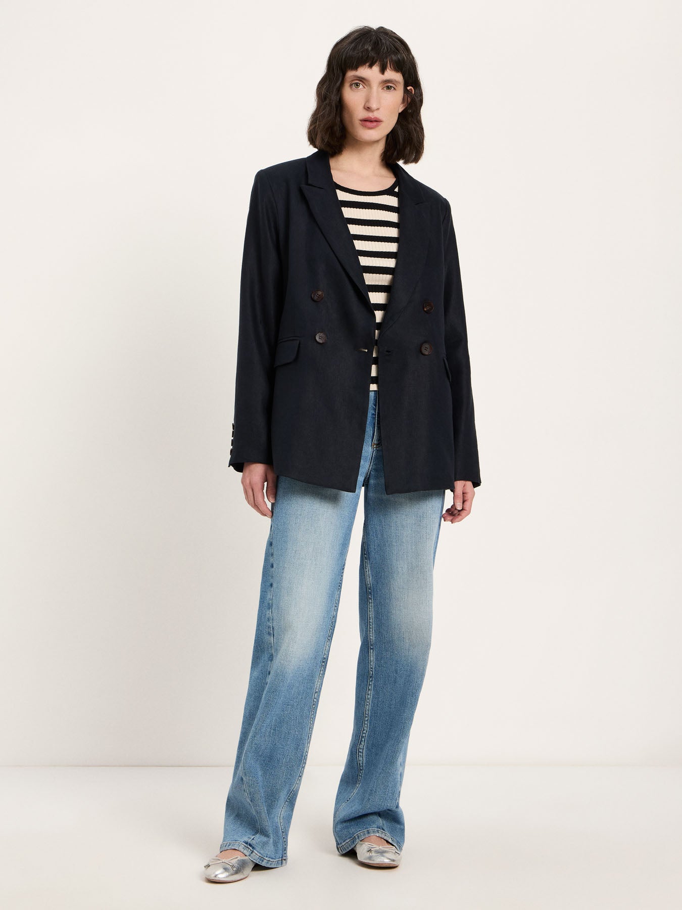 Tanktop mit Streifen aus Pima Bio-Baumwolle