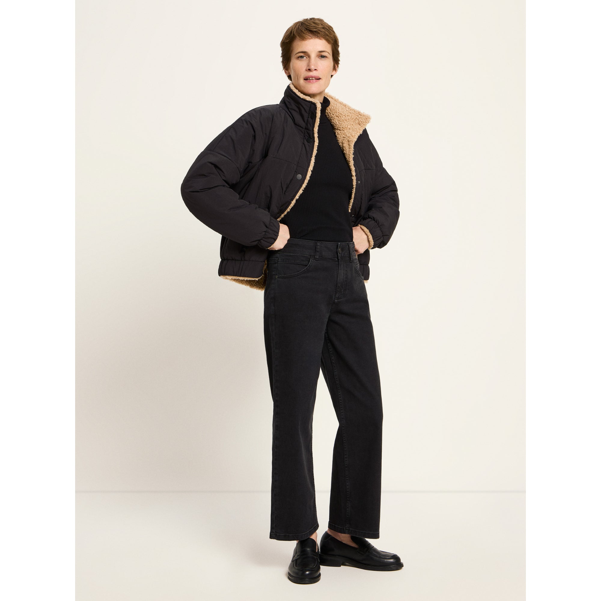 Wendejacke aus recyceltem Material GRS