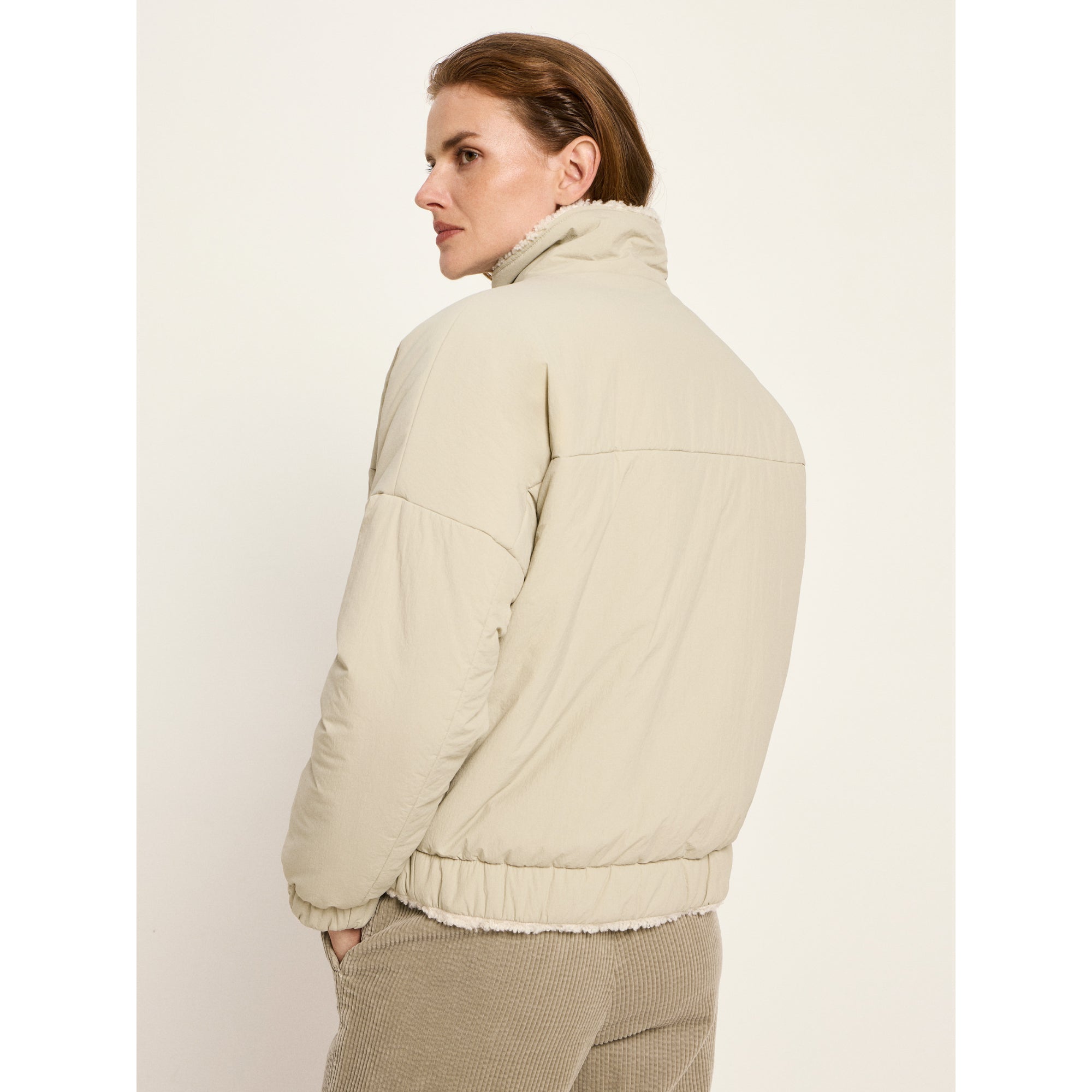 Wendejacke aus recyceltem Material GRS