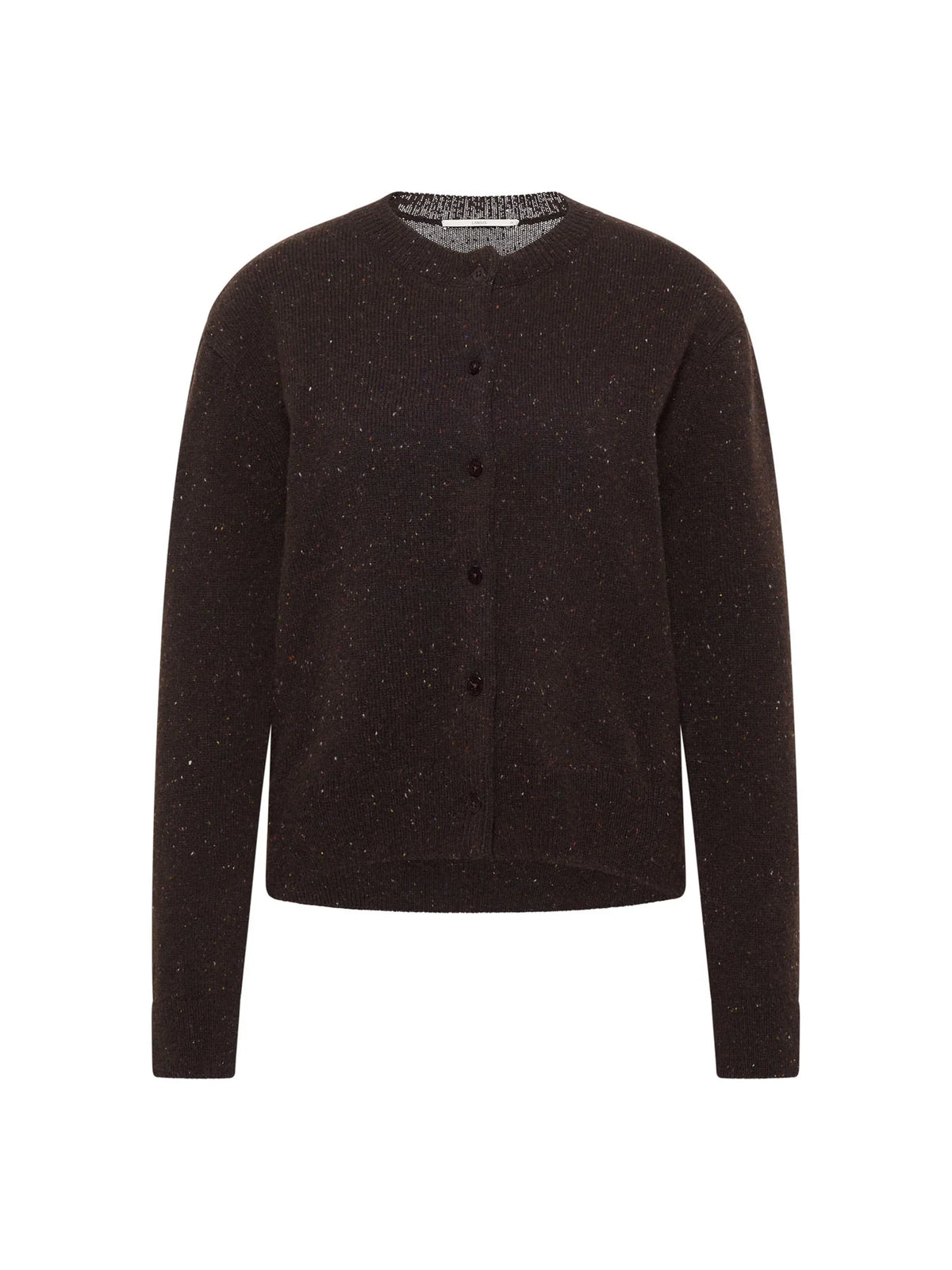 Boxy Strickjacke aus Bio-Schurwolle und Bio-Baumwolle (GOTS)