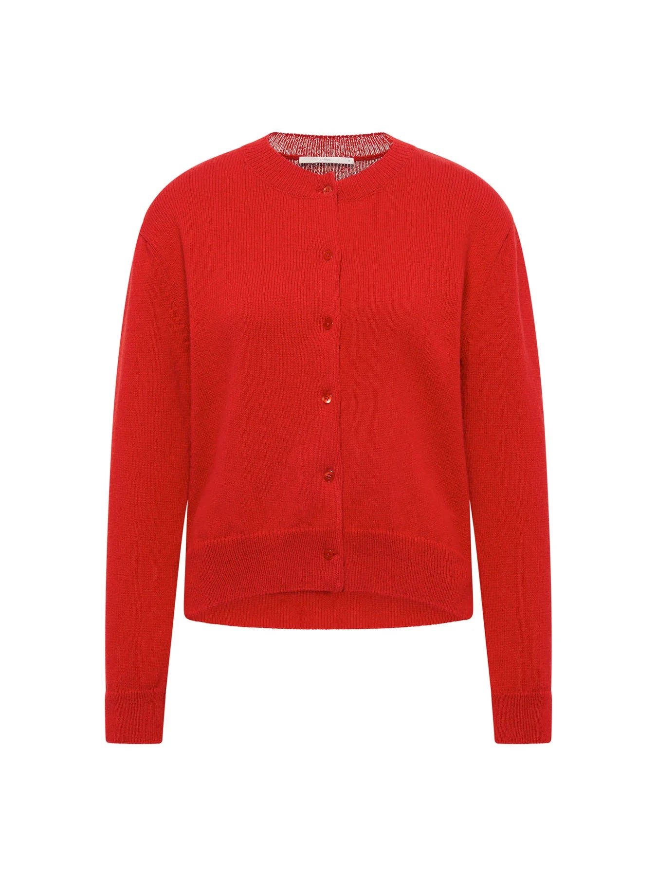 Boxy Strickjacke aus Bio-Schurwolle und Bio-Baumwolle (GOTS)