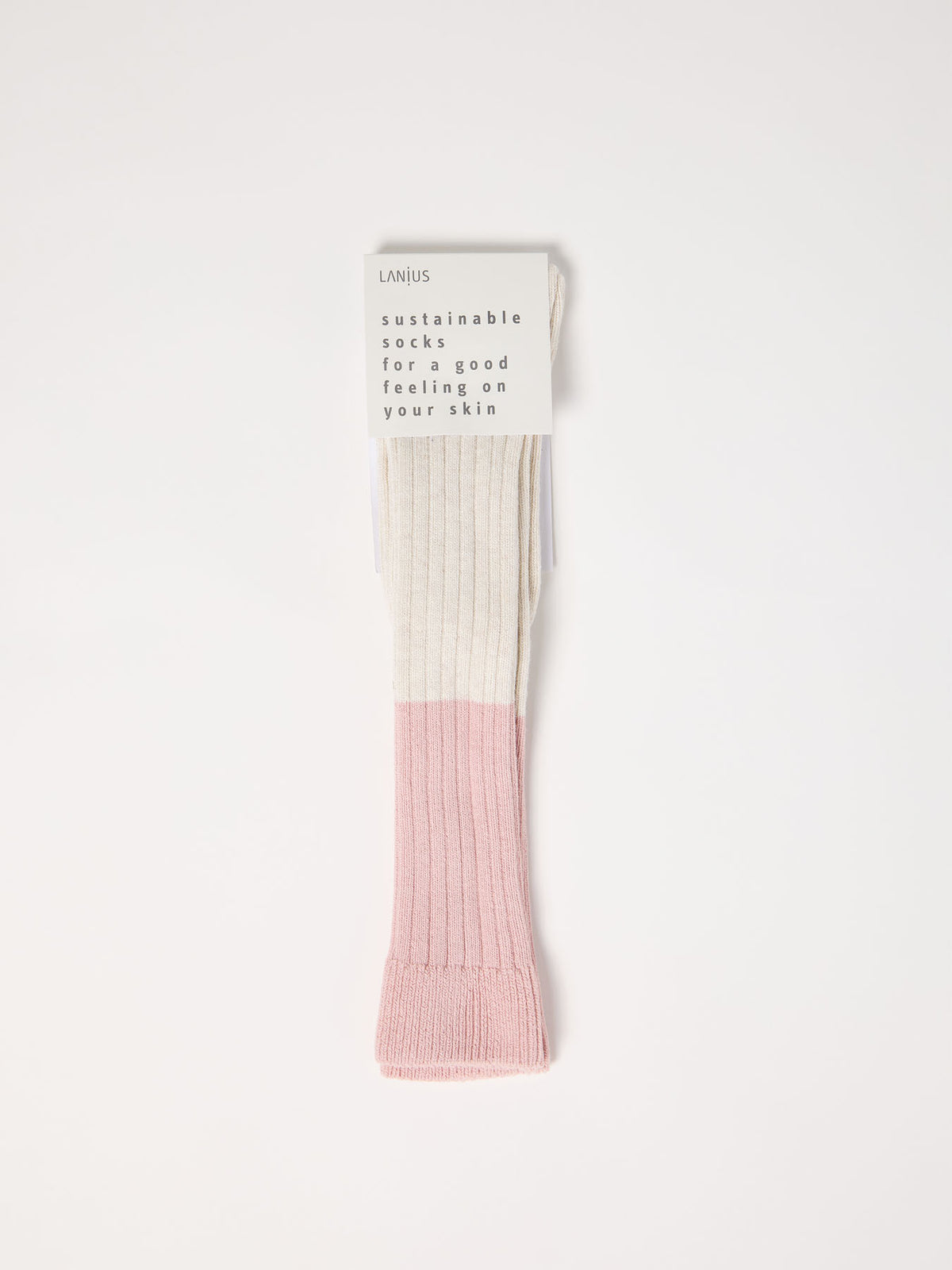 Colourblock Kniestrümpfe aus Bio-Baumwolle (GOTS)