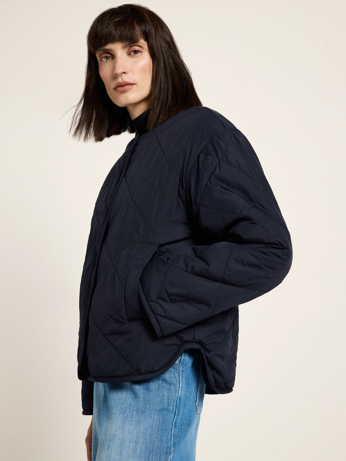 Teddy-Steppjacke zum Wenden aus recyceltem Polyester