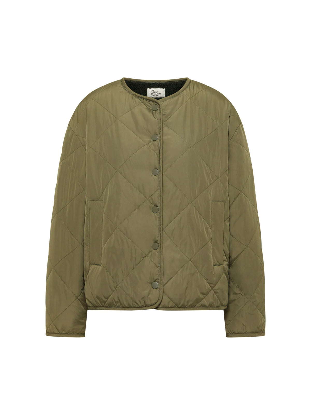 Teddy-Steppjacke zum Wenden aus recyceltem Polyester