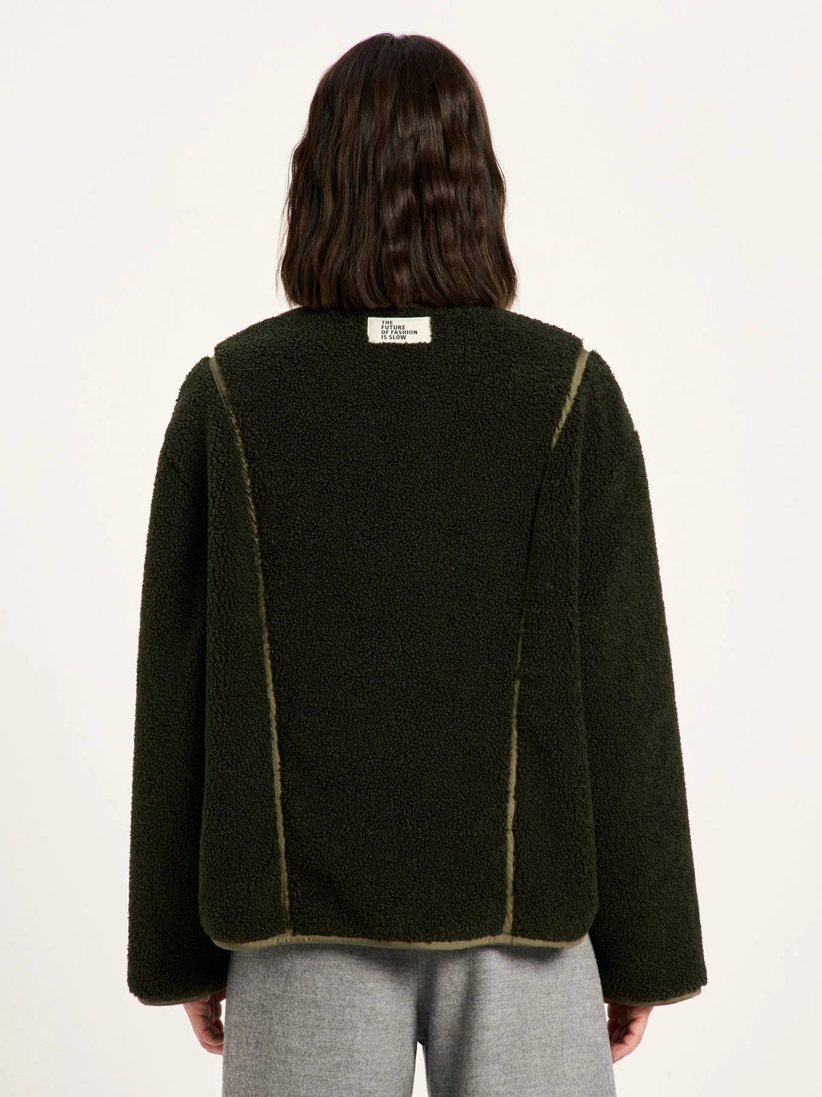 Teddy-Steppjacke zum Wenden aus recyceltem Polyester