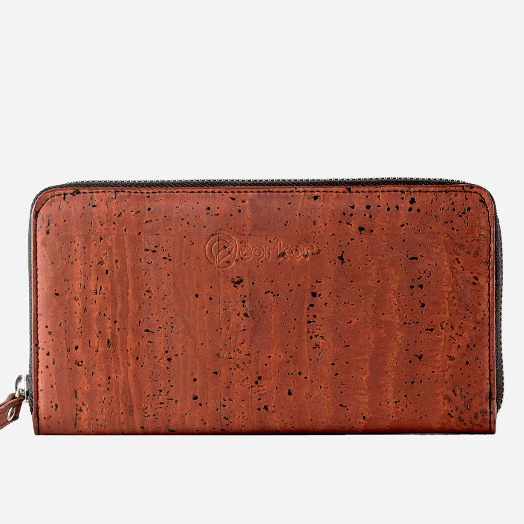 Langes Portemonnaie aus Kork
