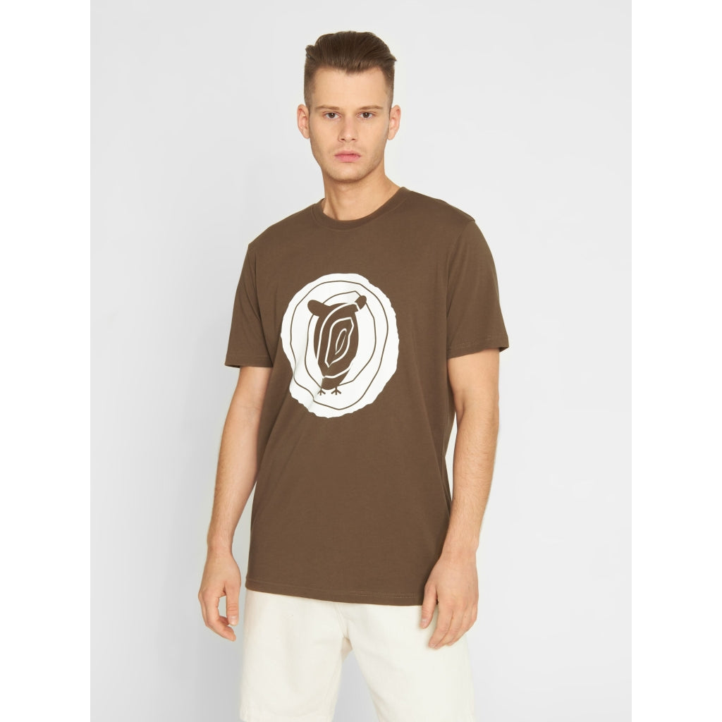 T-Shirt WOOD PRINT aus Bio-Baumwolle